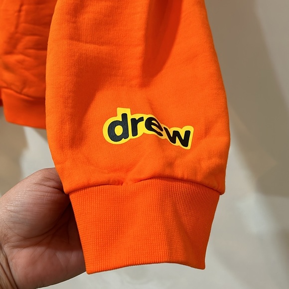 DREW HOUSE MASCOT HODDIE UNISEX SIZE XL ORANGE OVERSIZED PULLOVER NEW - Picture 4 of 10